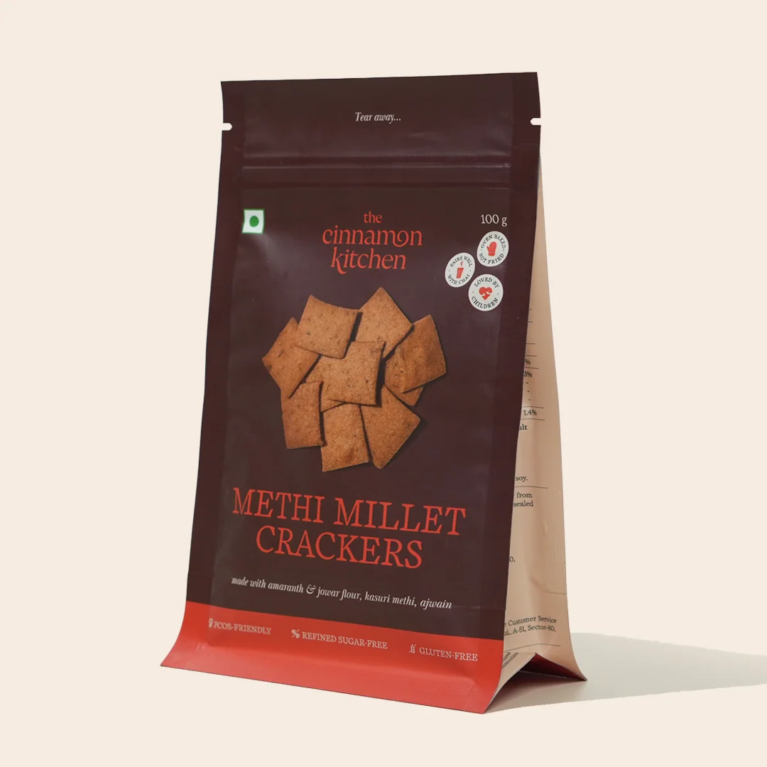 Methi Millet Crackers - Image 3